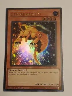 Gem Armadillo - Ultra Rare 1st Edition BLMM-EN108 - NM - YuGiOh - Image 1