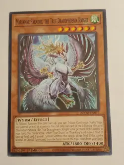 Yugioh! Mariamne Paradox, the True Dracophoenix Knight DOOD-EN019 Common NM - Image 1