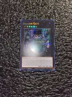 Yugioh! Dragon Gate MP25-EN148 Prismatic Secret Rare 1st Edition NM - Image 1