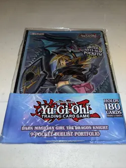Yugioh Dark magician Girl The Dragon Knight 9 Pocket Portfolio/Binder - Image 2
