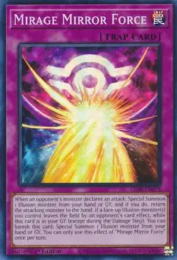 Mirage Mirror Force - LEDE-EN078 - Super Rare - 1st Edition Near Mint Yugioh! Ca - Image 1