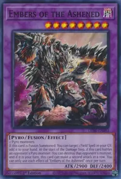 Embers of the Ashened - LEDE-EN093 - Super Rare - 1st Edition Near Mint Yugioh! - Image 1