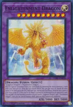 Enlightenment Dragon - LEDE-EN038 - Super Rare - 1st Edition Near Mint Yugioh! C - Image 1