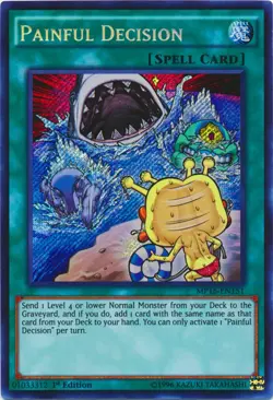Painful Decision - MP16-EN151 - Secret Rare - 1st Edition Near Mint Yugioh! Card - Image 1