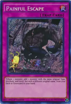 Painful Escape - MP16-EN162 - Secret Rare - 1st Edition Near Mint Yugioh! Card - Image 1