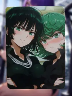 Tatsumaki & Fubuki One-punch Man Anime Waifu Sexy Goddess Doujin Hentai Card - Image 1