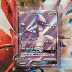 Mewtwo GX - Secret Rare + Full Art + Regular - Pokemon Cards Lot #83 - Image 4