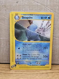 Quagsire 30/147 Aquapolis Non-Holo Rare Pokemon Card TCG - Image 1