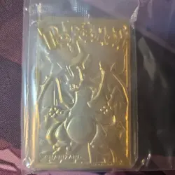 Charizard Pokemon 23K Gold Plated Trading Card Burger King 1999 - Image 3