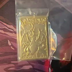 Charizard Pokemon 23K Gold Plated Trading Card Burger King 1999 - Image 5