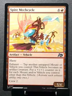 MTG #0147 SPIRE MECHCYCLE Uncommon Aetherdrift card⚔NM/MT - Image 1