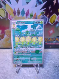 Pokemon Card TCG - Sunflora 169/167 Illustration Rare Twilight Masquerade - Image 1