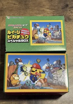 Pokemon Luigi Pikachu Pokemon Center Box, Divider, Deck And Empty Box (No Cards) - Image 1