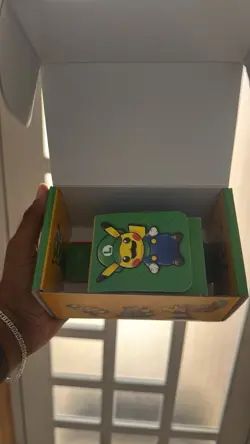 Pokemon Luigi Pikachu Pokemon Center Box, Divider, Deck And Empty Box (No Cards) - Image 2