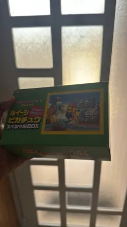 Pokemon Luigi Pikachu Pokemon Center Box, Divider, Deck And Empty Box (No Cards) - Image 3
