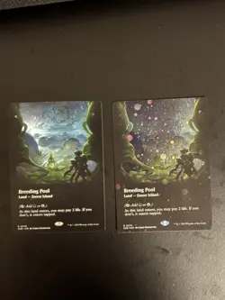 MTG Breeding Pool (Borderless) (Galaxy Foil) Edge of Eternities & Regular - Image 1