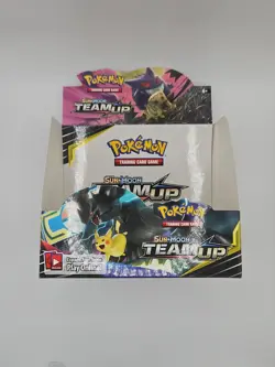 Pokemon Sun and Moon Team Up (EMPTY) Booster Box - No Cards - Image 1