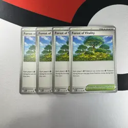 4x Forest of Vitality 117/132 Mega Evolution Pokemon TCG Near Mint Card Playset - Image 1