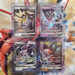 Dawn Wings GX + Dusk Mane GX + Silvally GX + Noivern GX - Pokemon Cards Lot #79 - Image 1