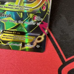 Pokemon M Rayquaza EX Full Art Ultra Rare Card 105/108 XY Roaring Skies Ultra - Image 4