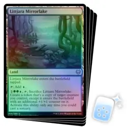 FOIL LITTJARA MIRRORLAKE X4 Kaldheim KHM Magic MTG MINT CARD - Image 1