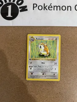 Raticate 40/102 1st Edition Shadowless Pokemon Card Lot Vintage WOTC - Image 1