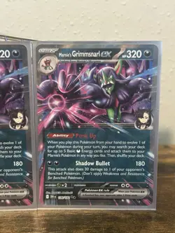 Marnie’s Grimmsnarl Ex Double Rare Pokemon Bundle 2 Cards 136/182 - Image 2