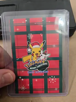 Pokemon Merry Christmas Card Database Mew And Mewtwo - Image 2