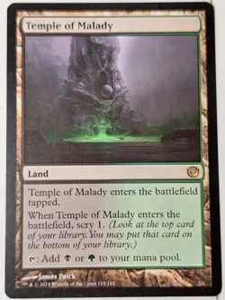 Temple of Malady - Journey into Nyx - Magic the Gathering MTG Nice! - Image 1