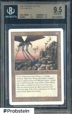 1994 Magic The Gathering MTG Revised Edition The Hive R A BGS 9.5 GEM MINT - Image 1
