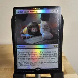 Come Back Wrong (foil) Duskmourn Mythic Relics - Image 1