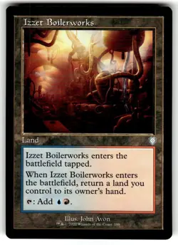 NM Retro Izzet Boilerworks, MTG, The Brothers' War, Magic the Gathering, 188 - Image 1