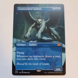 Magic the Gathering - Consecrated Sphnix (Borderless) - Double Masters 2022 - NM - Image 1