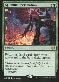 MTG INNISTRAD CRIMSON VOW SPLENDID RECLAMATION RARE - Image 1