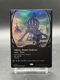 Uthros, Titanic Godcore (Borderless) Edge of Eternities Foil - Image 1