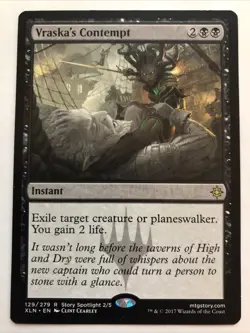 MTG Ixalan Vraska's Contempt 129/279 MP Rare - Image 1