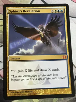 C6128 MAGIC GATHERING MTG RETURN TO RAVNICA SPHINX'S REVELATION #200 NM MYTHIC - Image 1