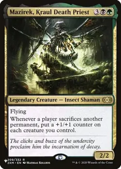 Mazirek, Kraul Death Priest The List NM MTG - Image 1