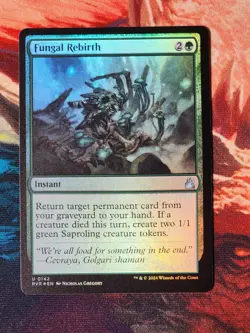 Fungal Rebirth Foil Ravnica Remastered Magic Gathering MTG RVR - Image 1