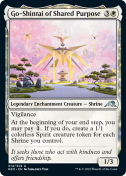 Go-Shintai of Shared Purpose FOIL Kamigawa: Neon Dynasty NM CARD ABUGames - Image 1