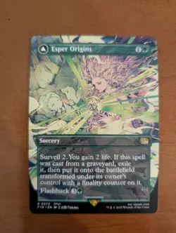 Esper Origins 0370 Borderless Magic the Gathering Final Fantasy NM - Image 1