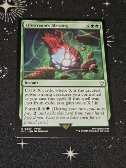 Lifestream's Blessing 67, Final Fantasy REG, FIC MTG TCG - Image 1