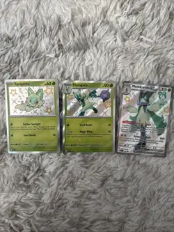 Pokemon TCG Meowscarada ex 078 Floragato 077 Sprigatito 076 - NM Promo Set - Image 1