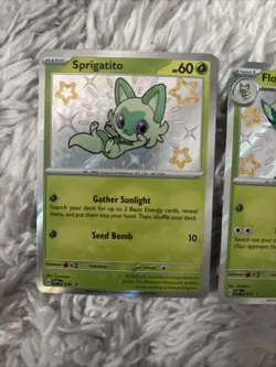 Pokemon TCG Meowscarada ex 078 Floragato 077 Sprigatito 076 - NM Promo Set - Image 2