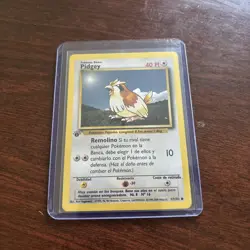 1999 Pokemon Spanish 1st Edition Pidgey 57/102 - Image 1
