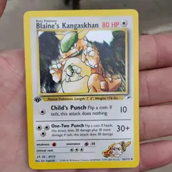 Pokemon TCG Blaine's Kangaskhan Gym Heroes 36/132 first edition - Image 1