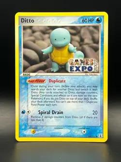 Ditto GAMES EXPO Card- Ex Delta Species 64/113-Super Rare Pokemon Promo -NM+ - Image 1