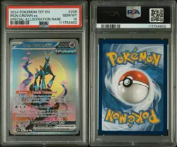 2024 Pokemon Iron Crown ex Special Illustration Rare PSA 10 GEM MT - Image 3