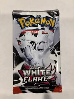 23.0g! HEAVY Pokemon Scarlet & Violet White Flare Booster Pack New Sealed - Image 2