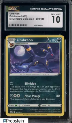 2025 Pokemon Mcdonald's Collection #009/015 Umbreon CGC 10 GEM MINT - Image 1